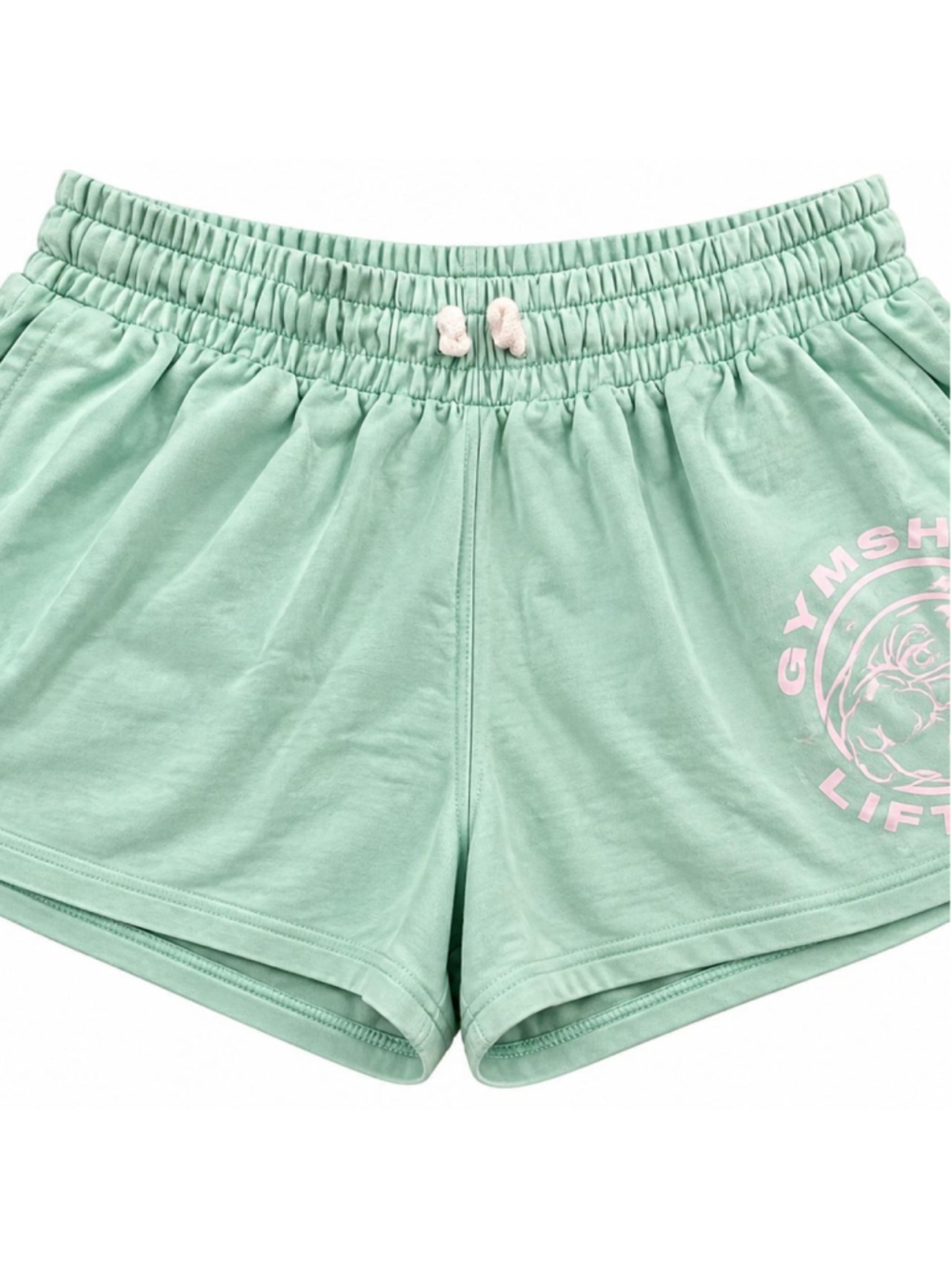 Gymshark Lifting mint green sweat shorts